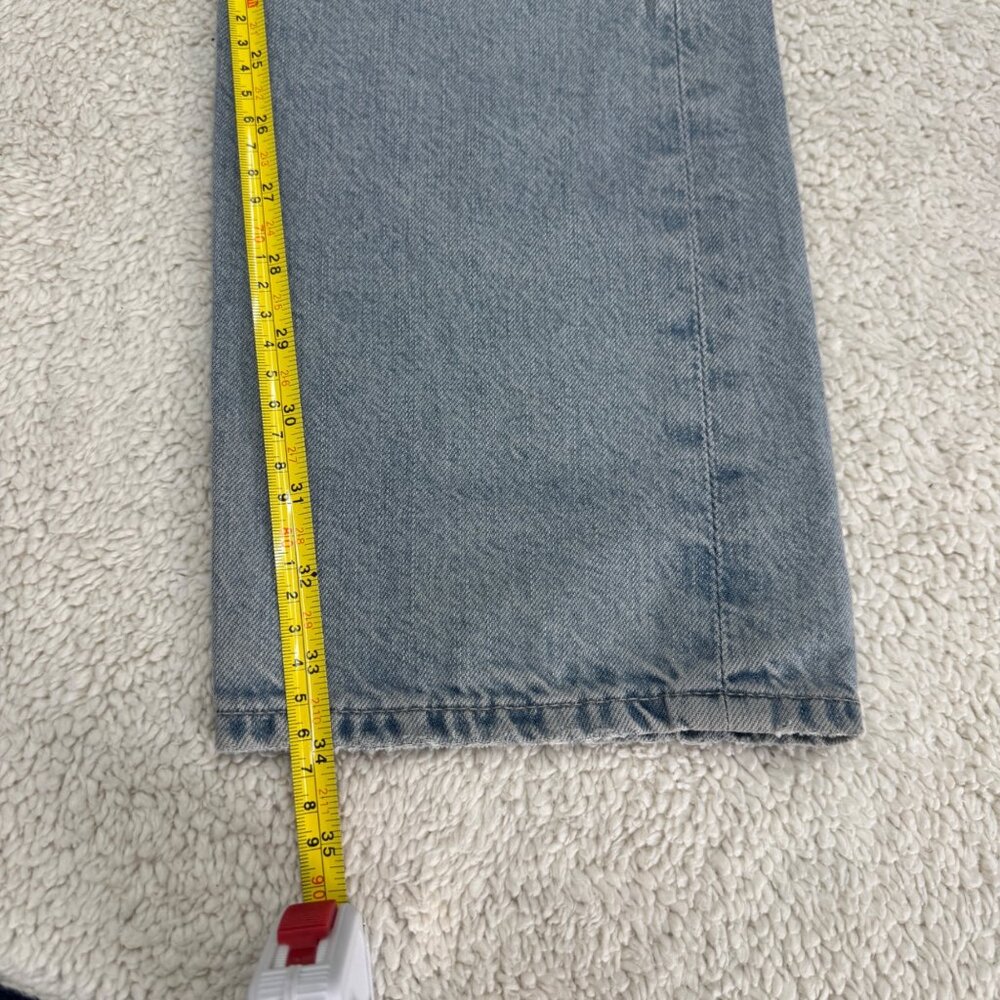 NEW AG Everett Slim Straight Jean Men's Light Blue Distressed Denim Pants, Sz 32 - Picture 10 of 11